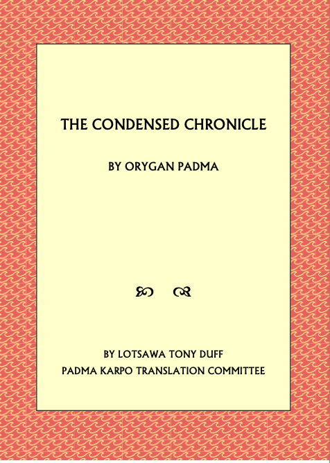 (image for) Biography of Padmasambhava (Consensed) by Duff